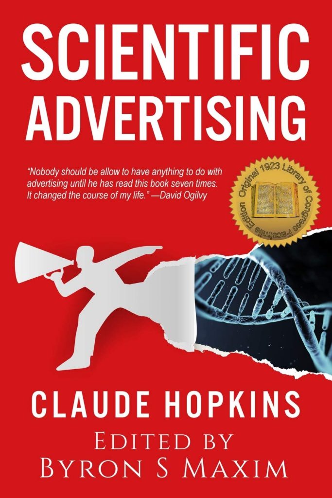 Scientific Advertising by Claude Hopkins book cover