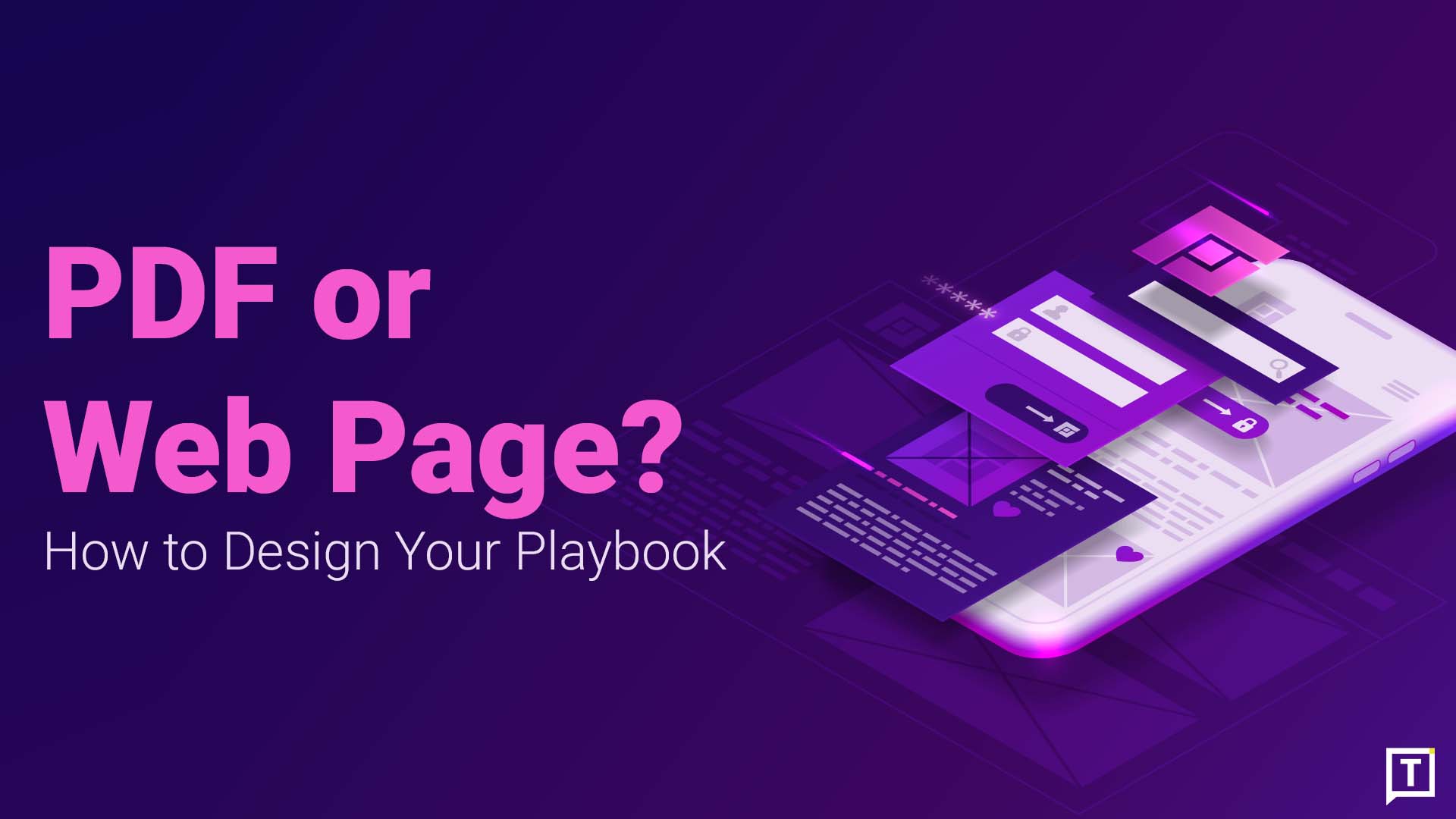 how to design a playbook cover image