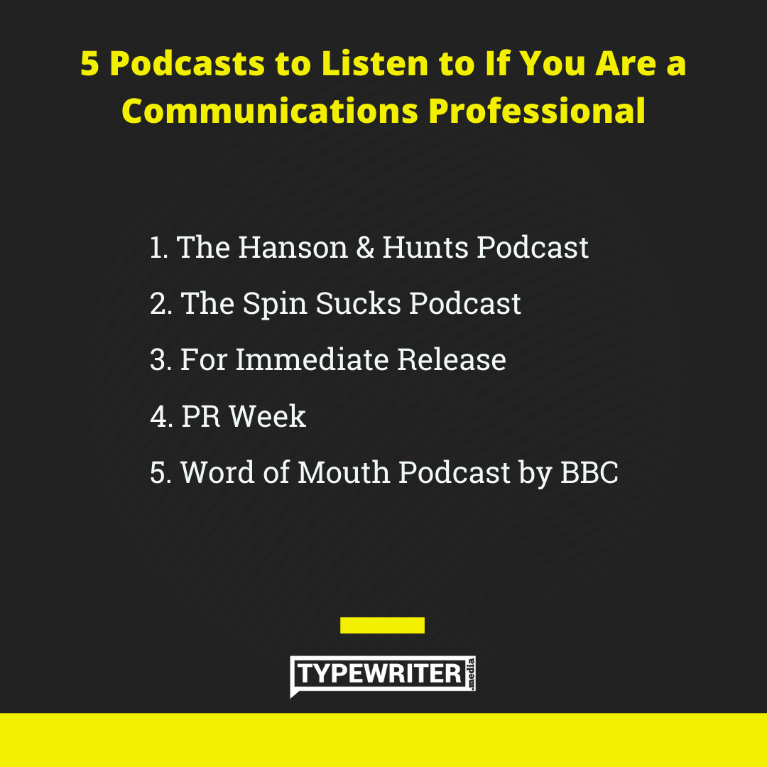 List of 5 communications podcasts to follow
