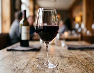 Google Gemini created glass of wine